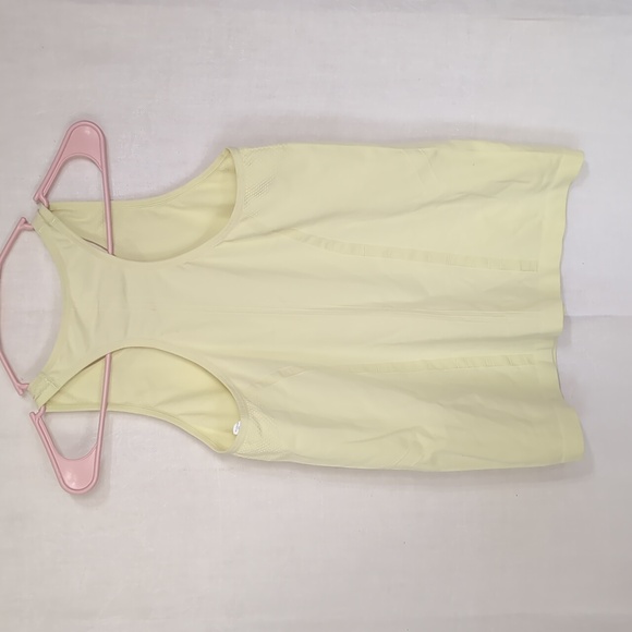 Tek Gear Pale Neon Yellow Workout Tank Size Extra Large - Picture 4 of 4